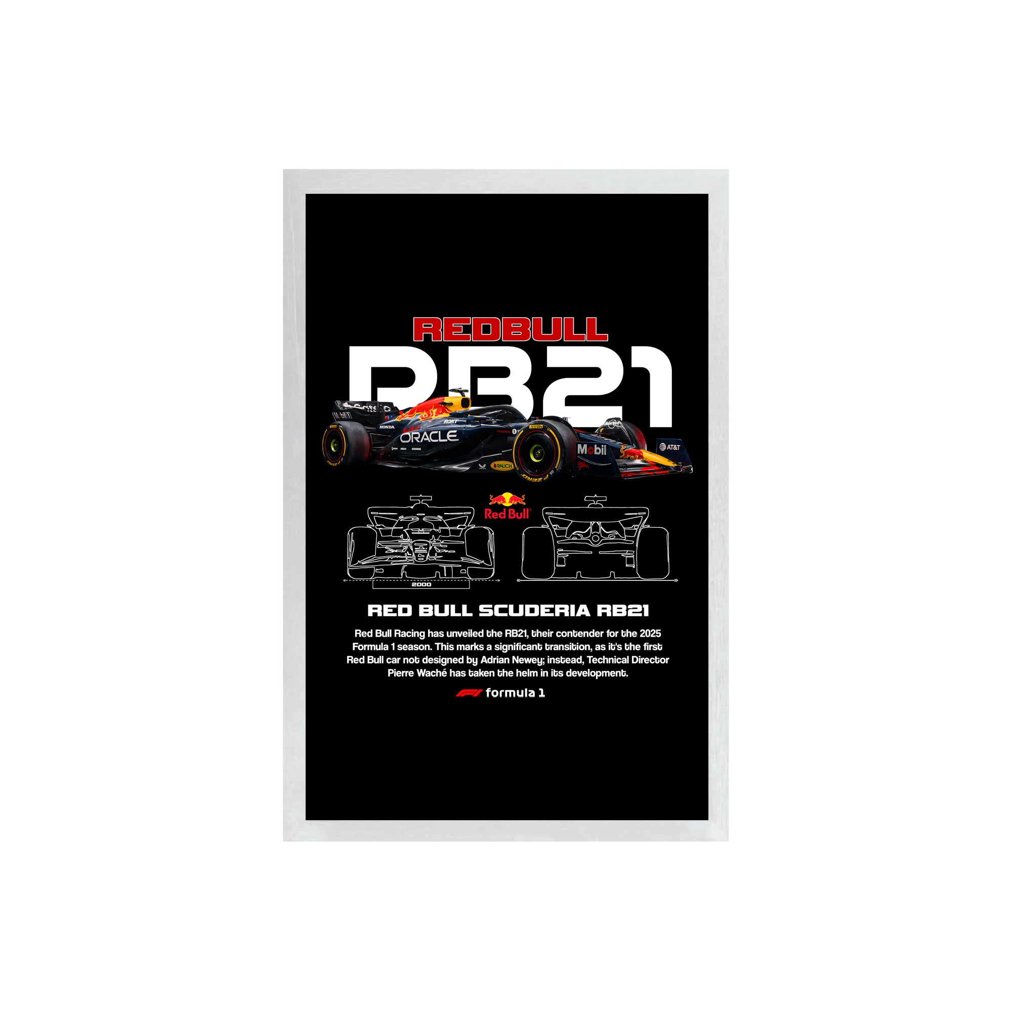 wall-art-framed-image-black-poster-formula-1-rb21-f