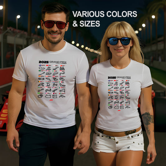 T-Shirt - Formula 1 - F1 Calendar Shirt
