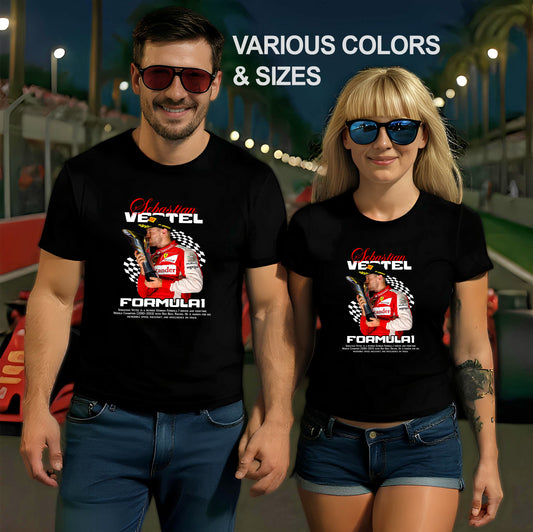 T-Shirt - Formula 1 - Vettel Ferrari Shirt