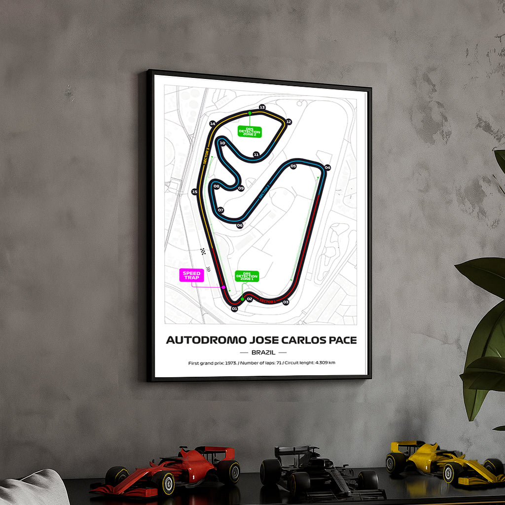 framed-formula-1-track-poster-2025-f1-grand-prix-circuit-map-interlagos-full-color-layout-physical-motorsport-print-50x70cm