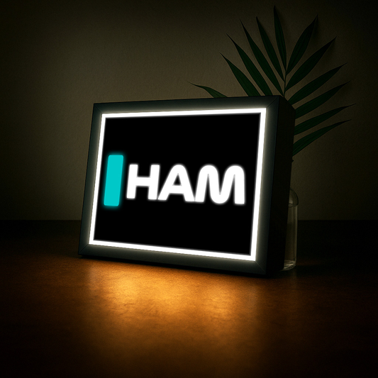 Lewis Hamilton (Mercedes F1) Name Abbreviation with LED Lighting, Formula 1, F1 Racing