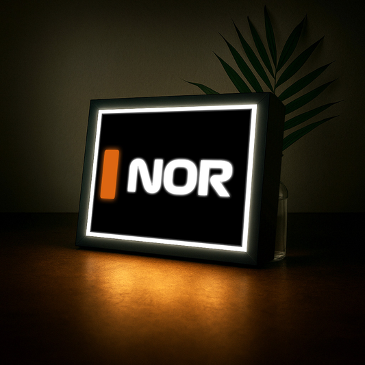 Lando Norris (Mclaren F1) Name Abbreviation F1 Light with LED Lighting, Formula 1, F1 Racing