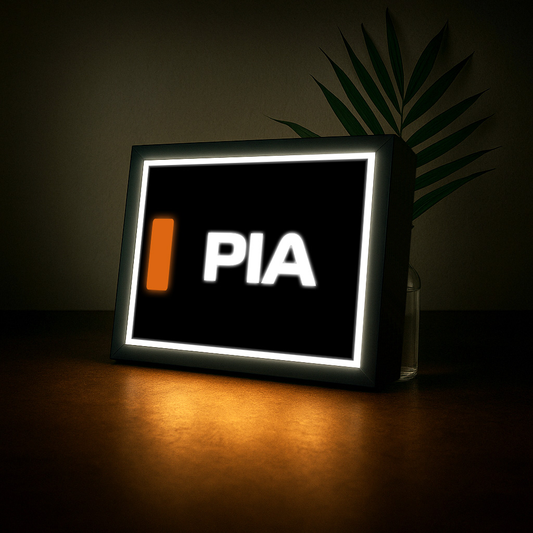Oscar Piastri (Mclaren F1) Name Abbreviation F1 Light with LED Lighting, Formula 1, F1 Racing