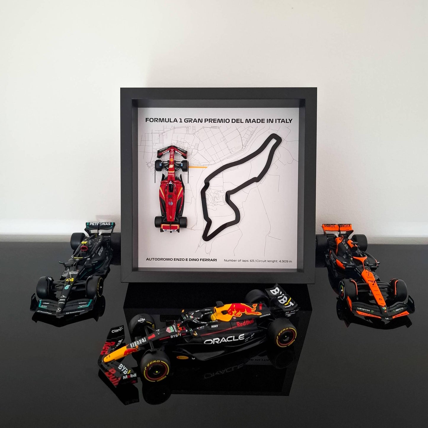 Framed F1 Car Model: Gran Premio Del Made In Italy 3D Artwork