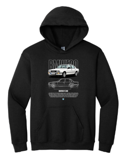 Bmw E30 Hoodie (Various Colors and Sizes)