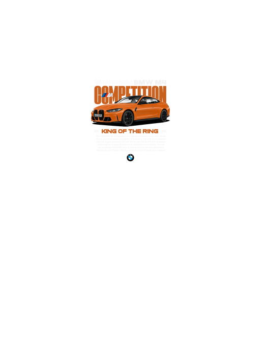 Bmw M4 Comp T-shirt (Various Colors and Sizes)