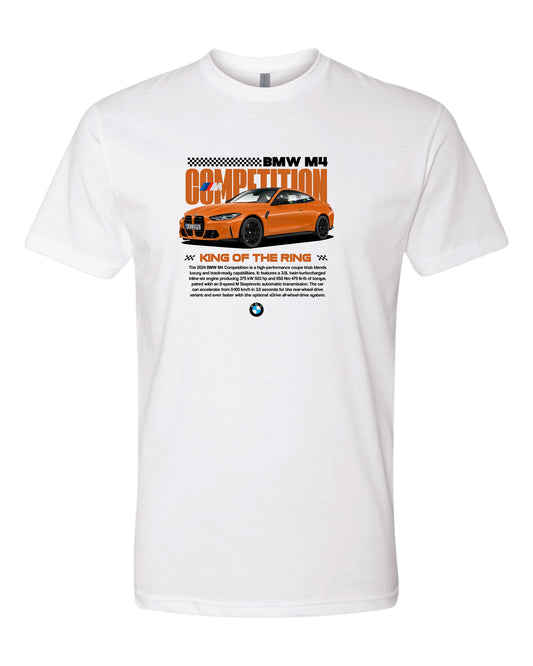 Bmw M4 Comp 2 T-shirt (Various Colors and Sizes)