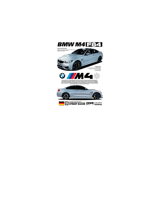 Bmw M4 F84 V2 T-shirt (Various Colors and Sizes)