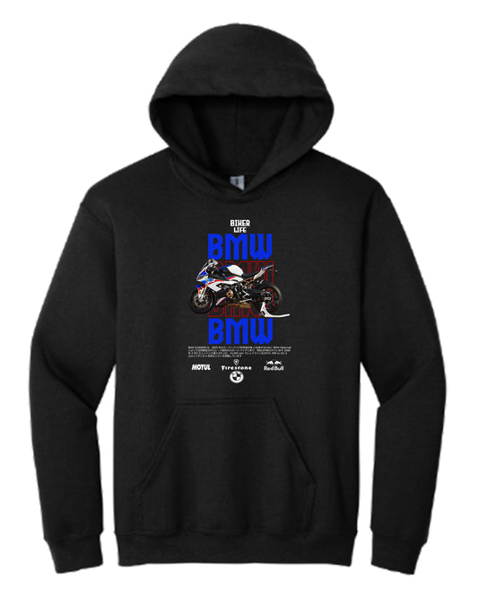 Bmw R1000 Fondo Negro 1 Hoodie (Various Colors and Sizes)