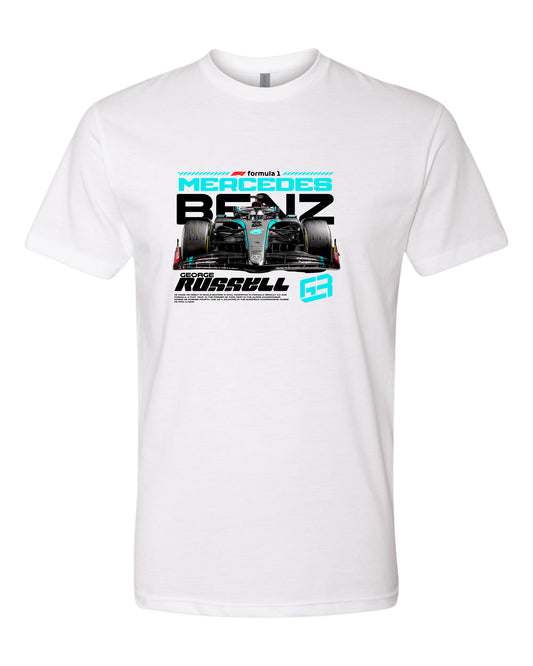 Benz_George_Russell_Crno_Png T-shirt (Various Colors and Sizes)