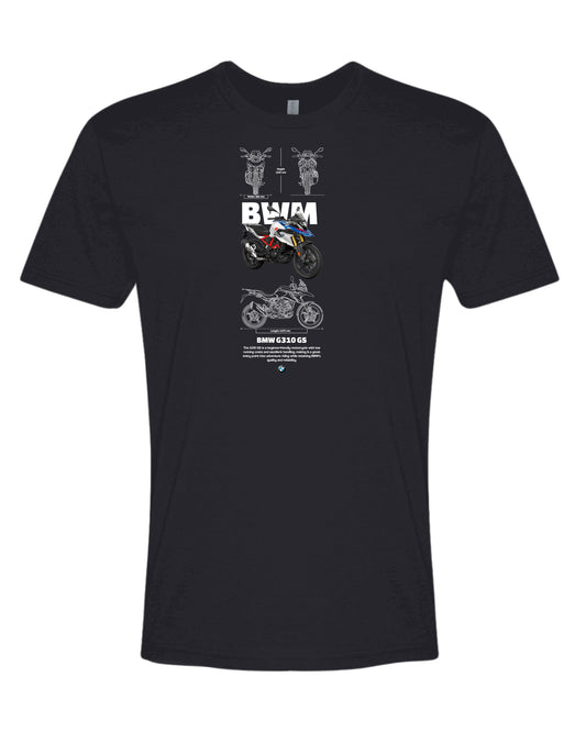 Bmw G310 V3 T-shirt (Various Colors and Sizes)