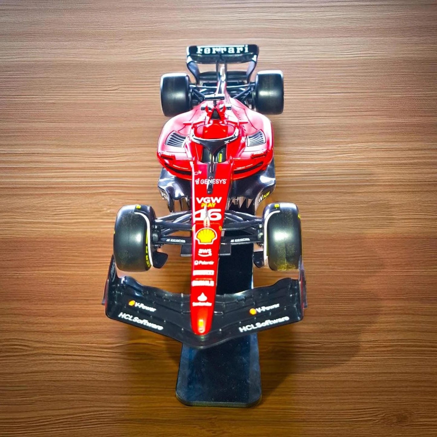 F1 Ferrari Car Model 1:24 with Stand - Charles Leclerc #16 - Formula 1 Gift