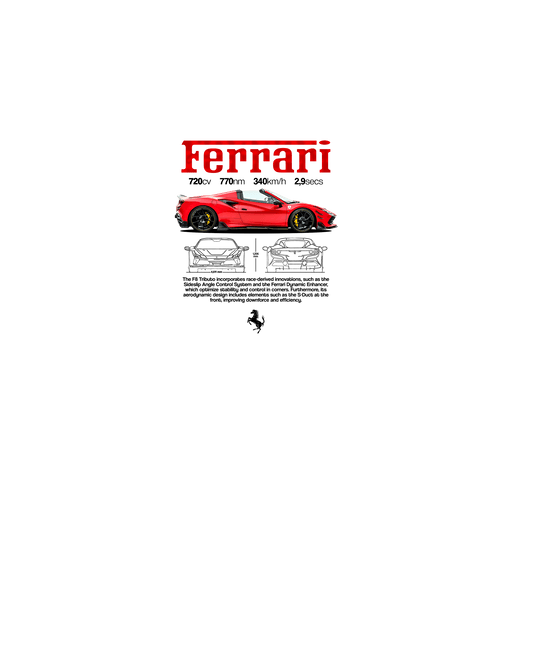 Ferrari 01 T-shirt (Various Colors and Sizes)