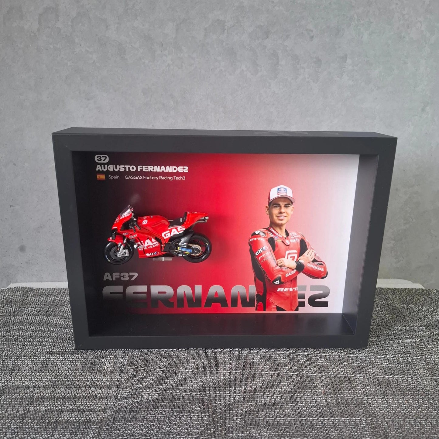 Augusto Fernandez Moto Circuit 3D Framed Art