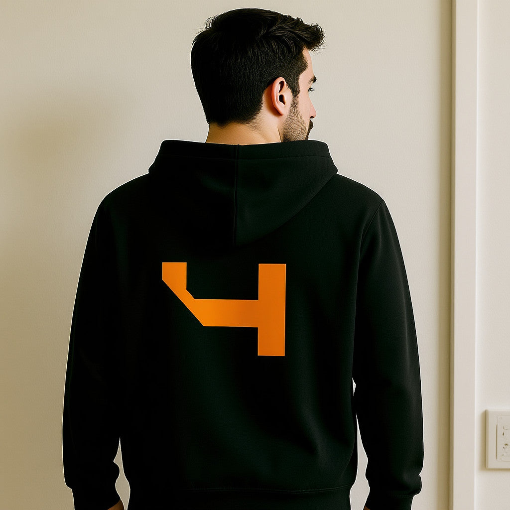 Lando Norris #4 McLaren Hoodie - Black Edition | F1 Fan Merch-