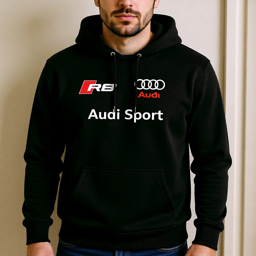 Audi R8 Hoodie – Racing Hoodie – Motorsport Unisex Black
