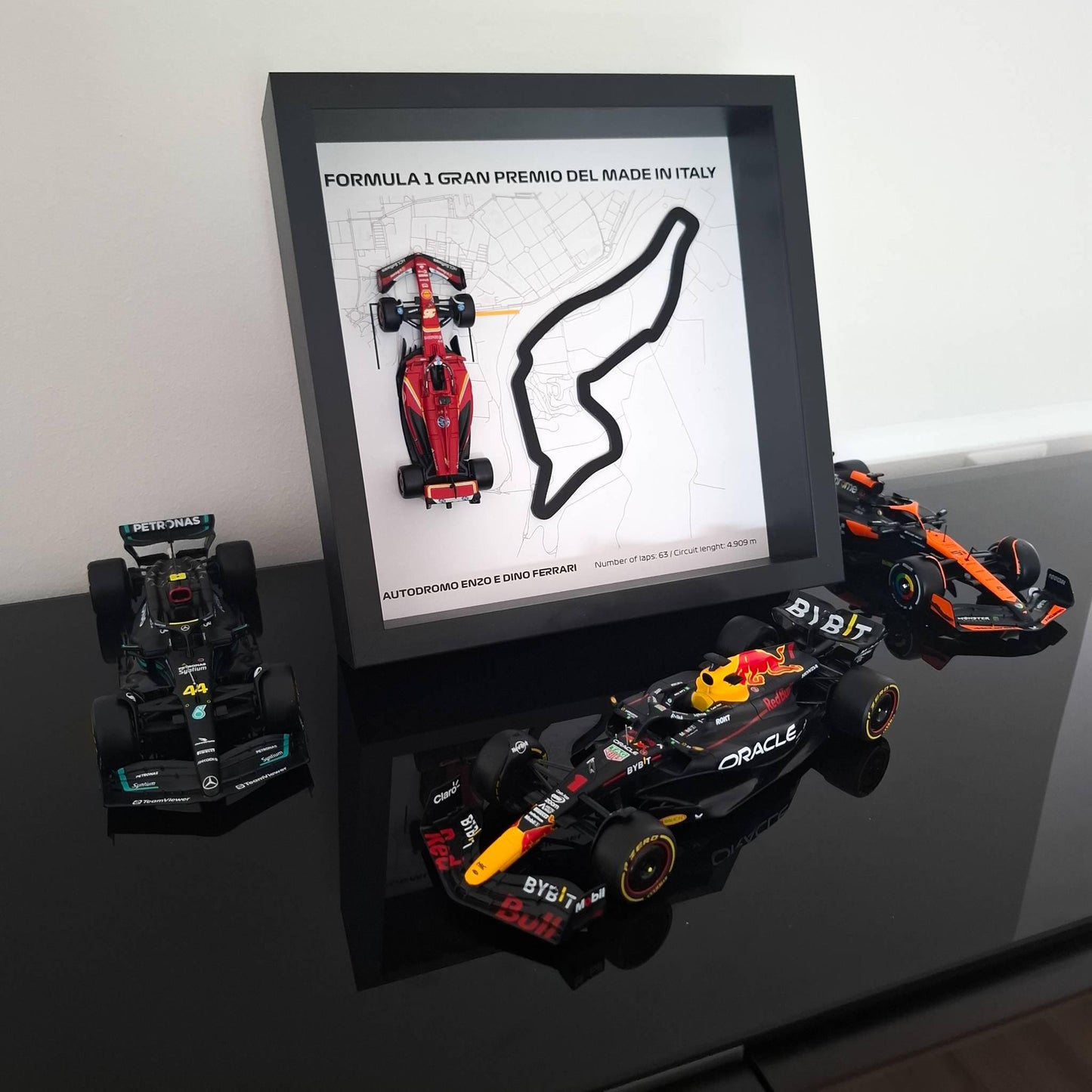 Framed F1 Car Model: Gran Premio Del Made In Italy 3D Artwork