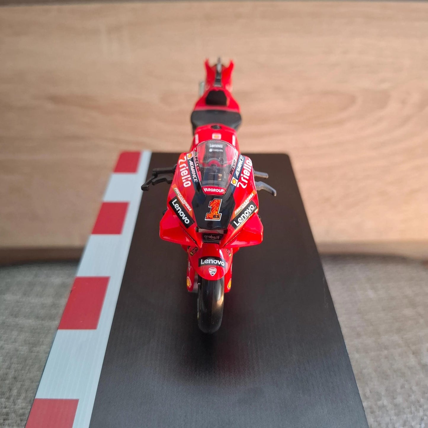 Moto Model with Stand (1:43 Scale) - Francesco Bagnaia #1 - Moto Gift
