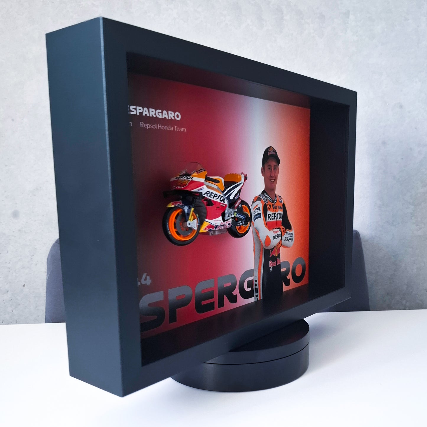 Pol Espargaro #44 Moto Circuit 3D Framed Art