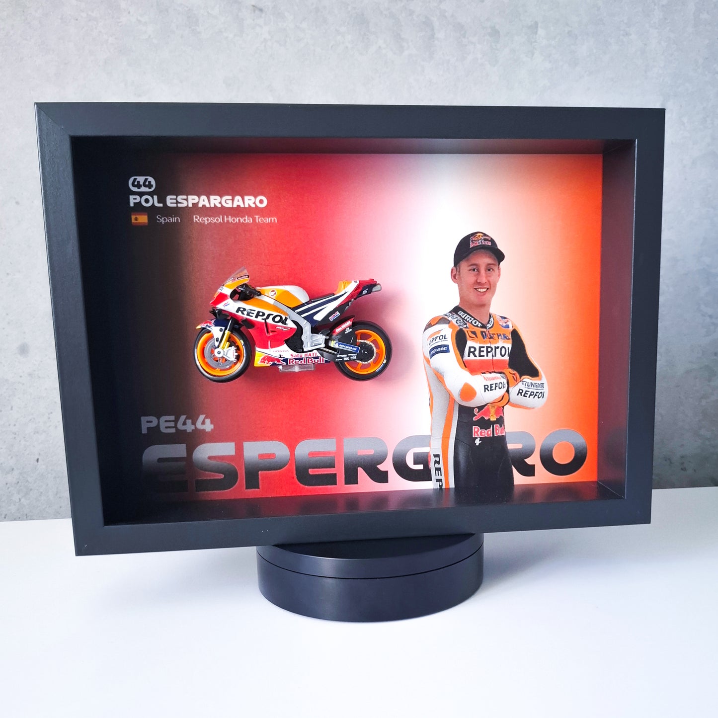 Pol Espargaro #44 Moto Circuit 3D Framed Art