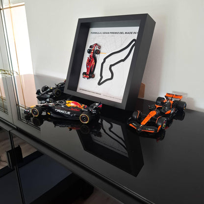 Framed F1 Car Model: Gran Premio Del Made In Italy 3D Artwork