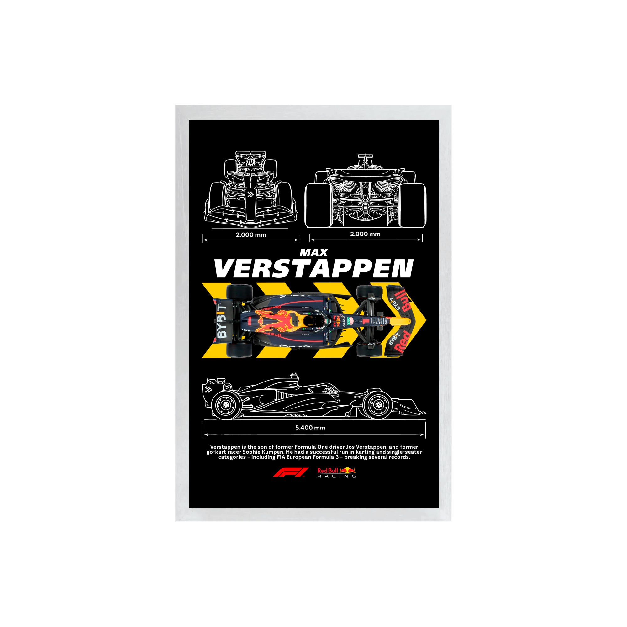 wall-art-framed-image-black-poster-formula-1-max-verstappen-design