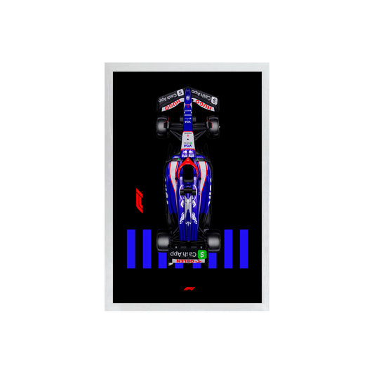 Wall Art Framed Image Black Poster - Formula 1 - Rb Alphatauri