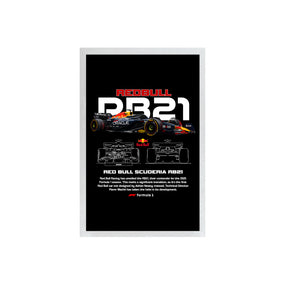 wall-art-framed-image-black-poster-formula-1-rb21-f