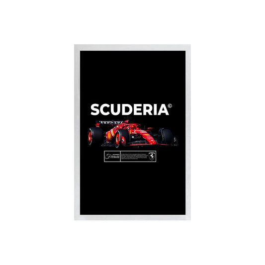 Wall Art Framed Image Black Poster - Formula 1 - Scuderia Ferrar