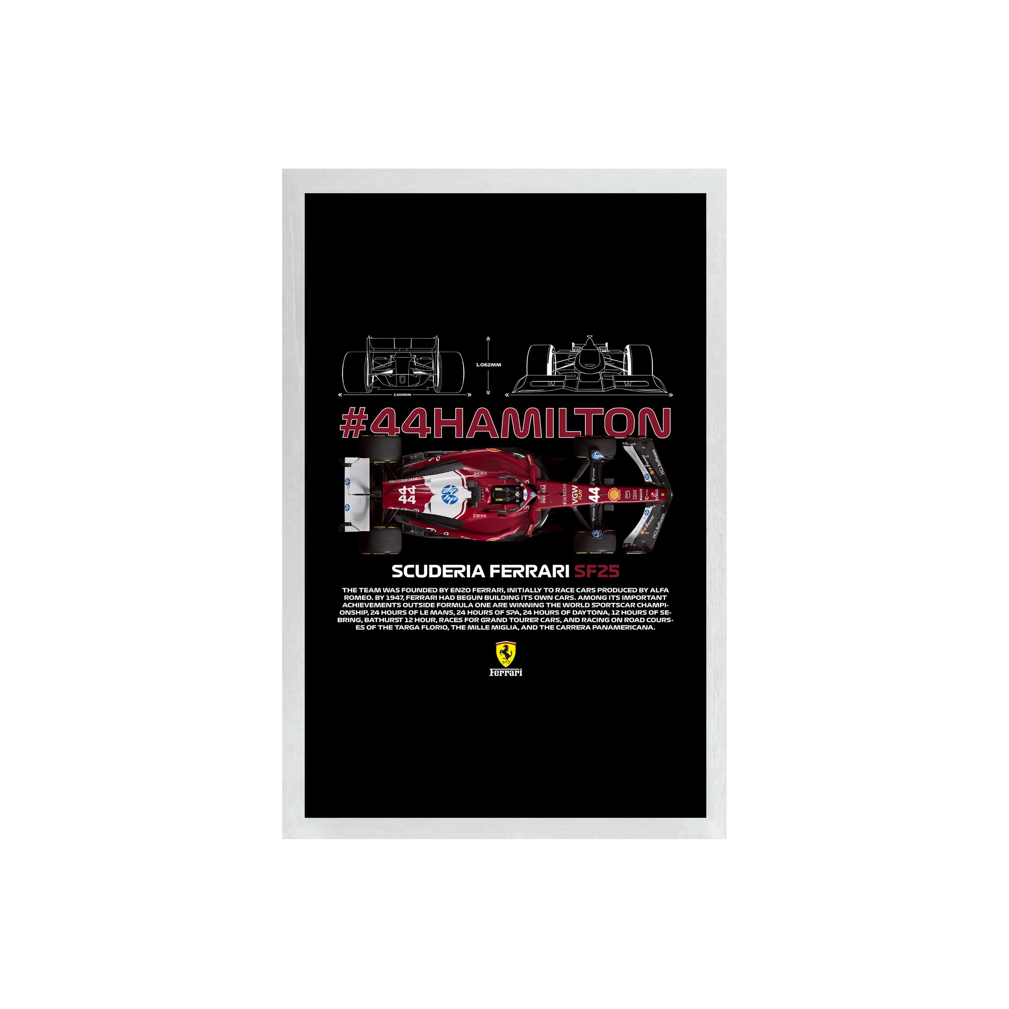 wall-art-framed-image-black-poster-formula-1-hamilton-sf25