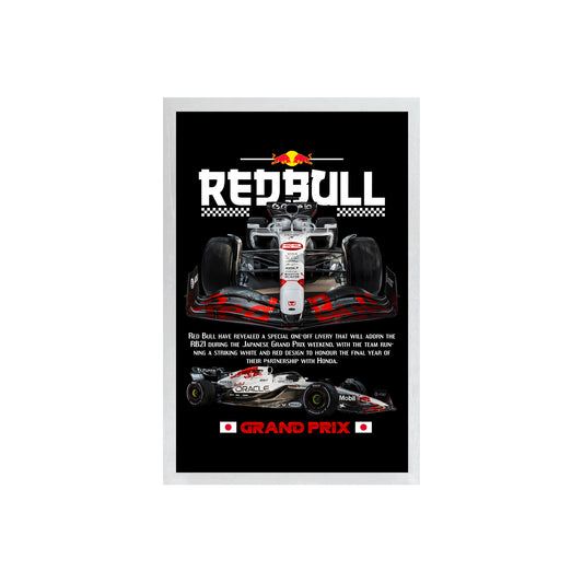 Wall Art Framed Image Black Poster - Formula 1 - Japan F