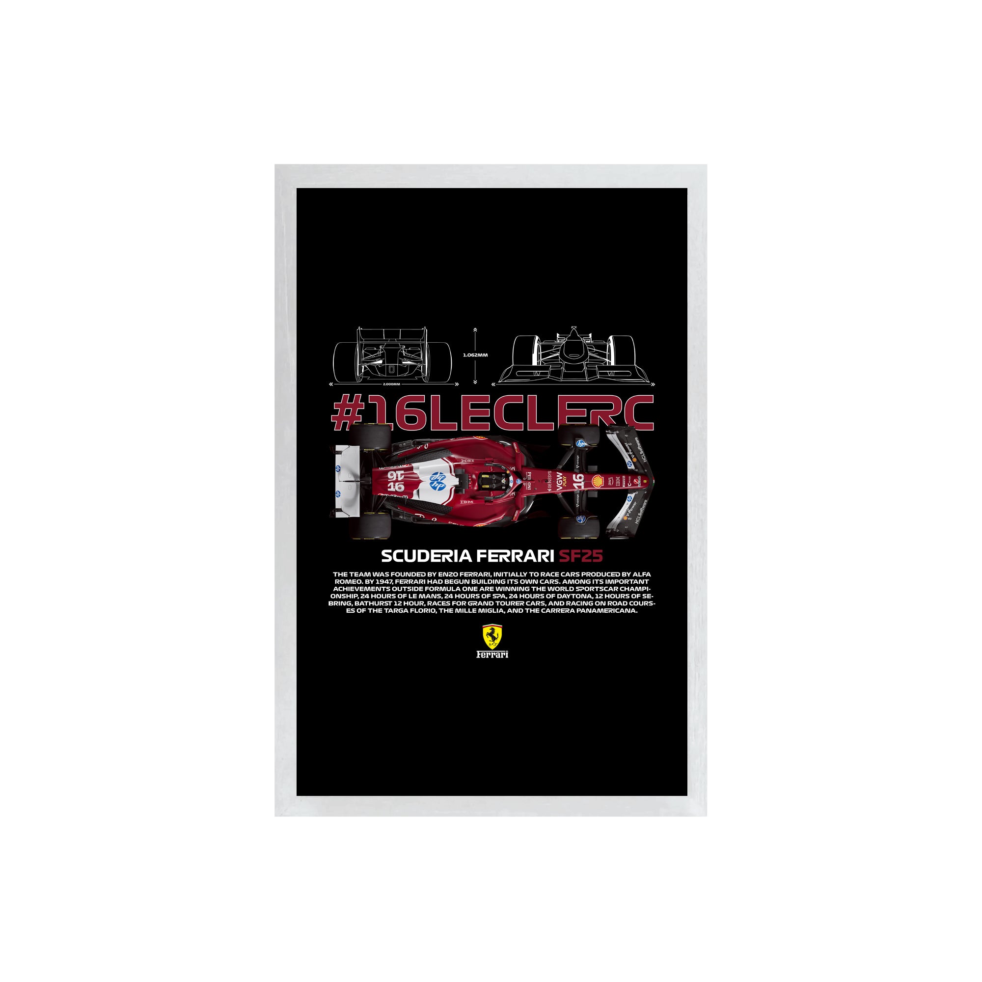 wall-art-framed-image-black-poster-formula-1-leclerc-sf25