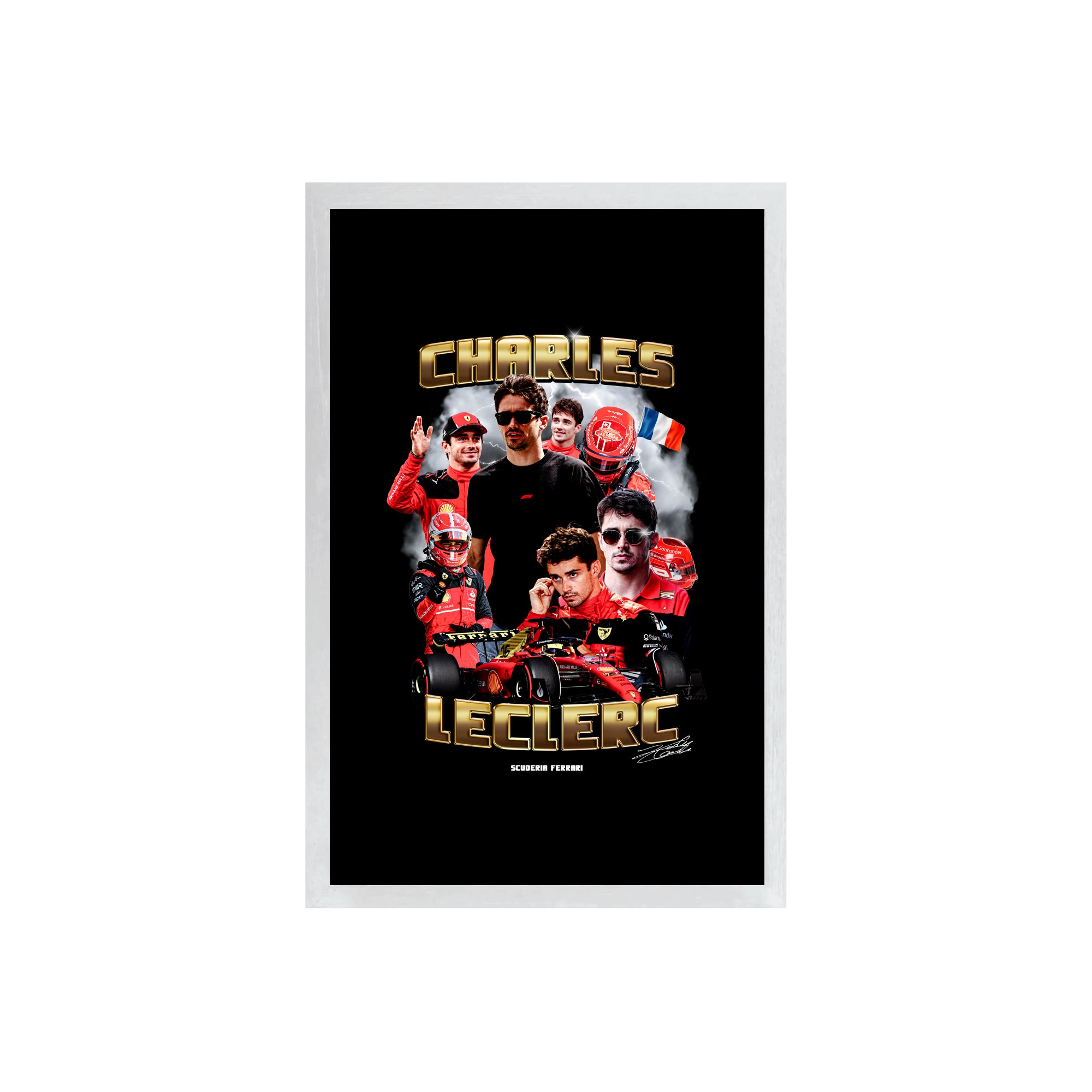 wall-art-framed-image-black-poster-formula-1-leclerc