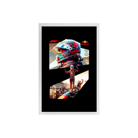 Wall Art Framed Image Black Poster - Formula 1 - Max