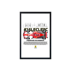 wall-art-framed-image-white-poster-formula-1-16-leclerc