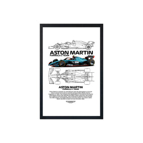 wall-art-framed-image-white-poster-formula-1-aston-martin-formula-1-team