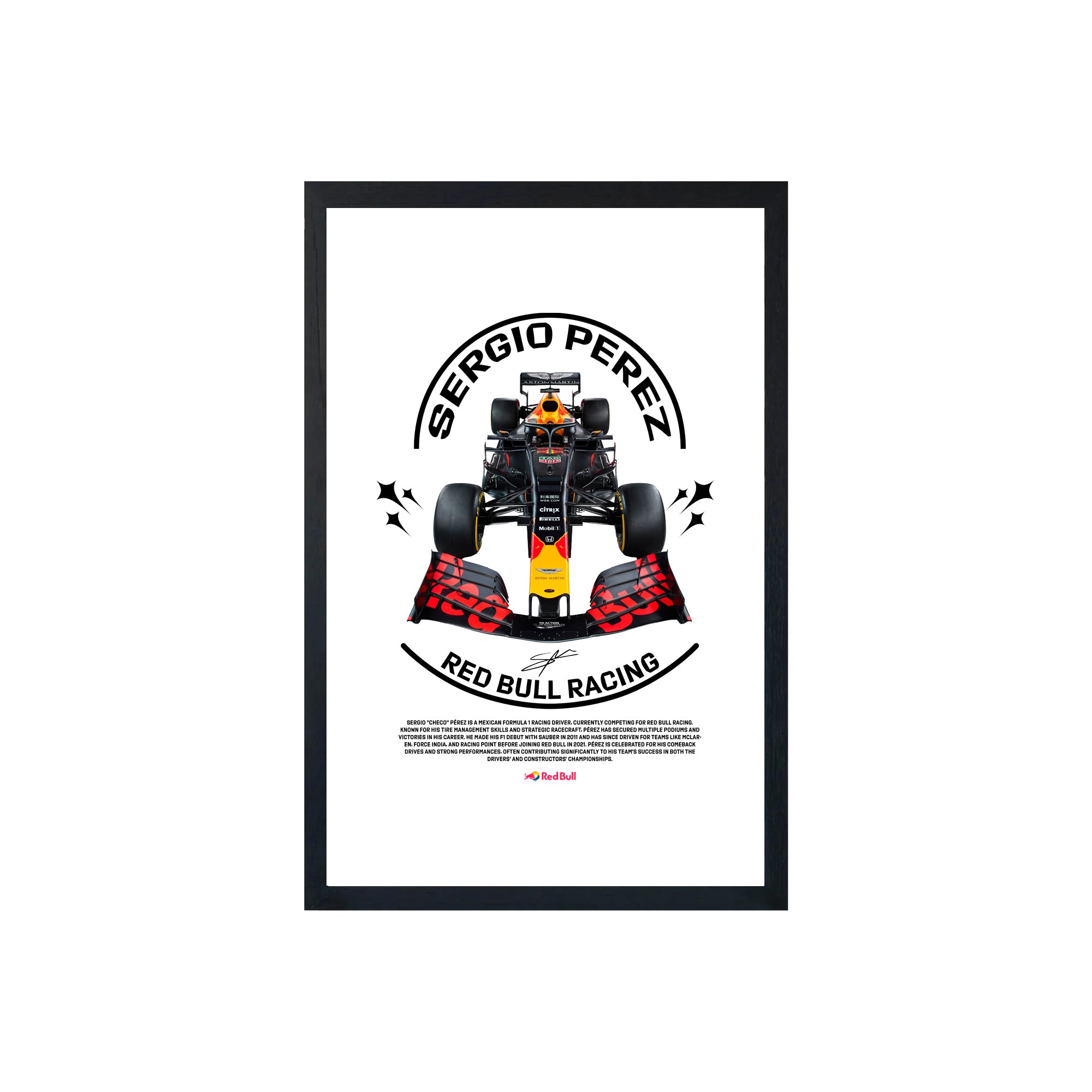 wall-art-framed-image-white-poster-formula-1-checo-11-v2