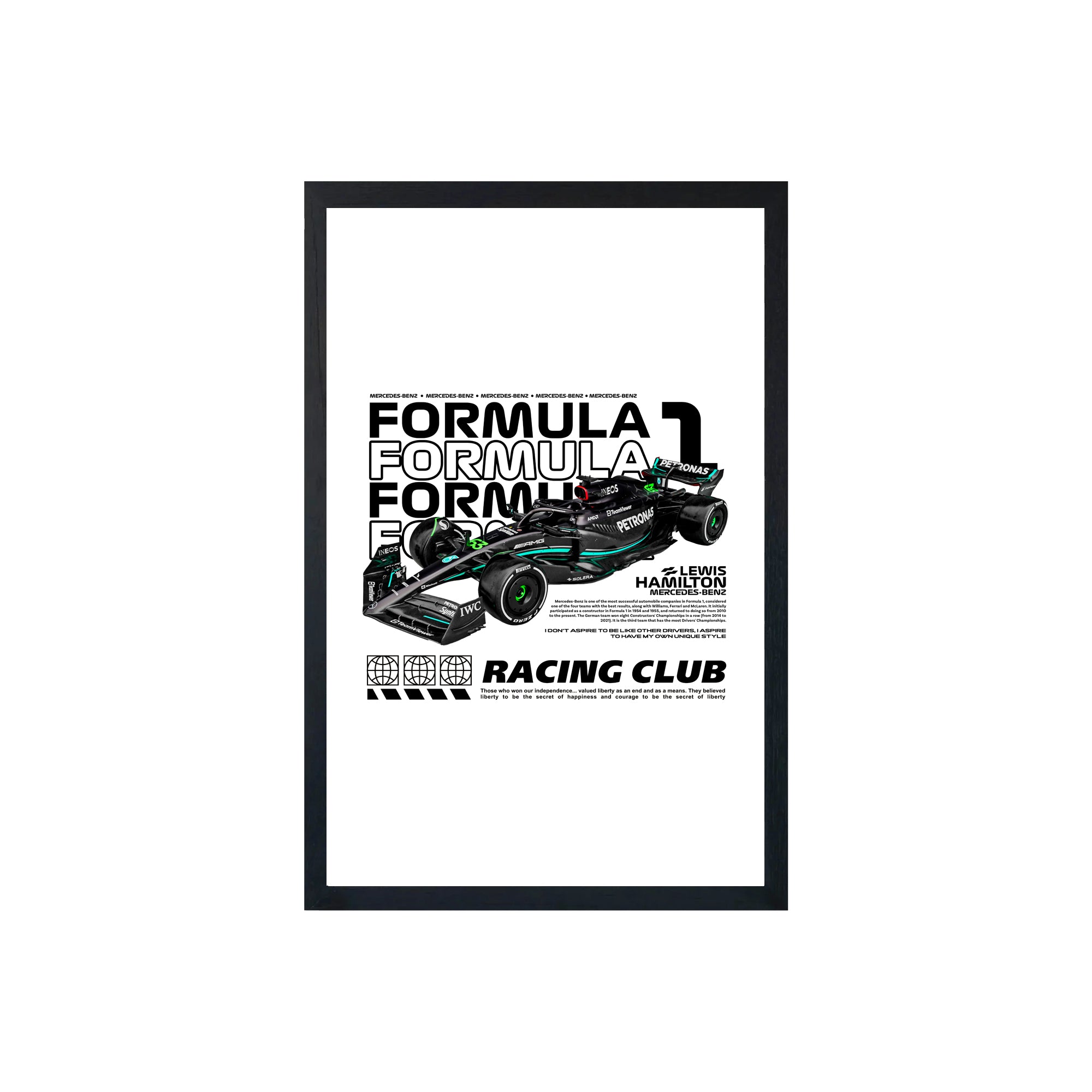 wall-art-framed-image-white-poster-formula-1-f1-lewis