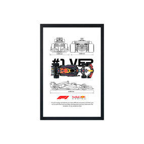wall-art-framed-image-white-poster-formula-1-f1-plantilla-max-verstappen