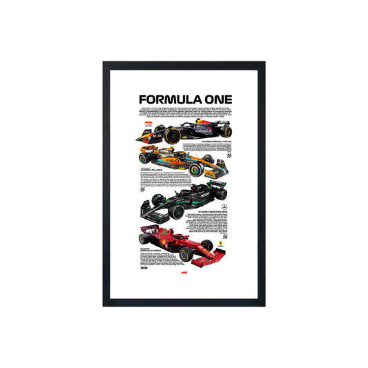 Wall Art Framed Image White Poster - Formula 1 - Formula 1 Scuderias