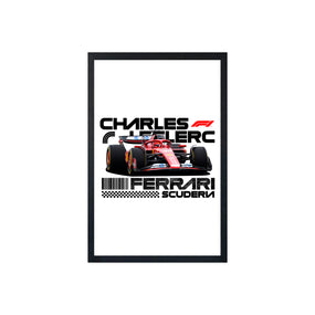 wall-art-framed-image-white-poster-formula-1-leclerc-f1