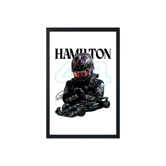 Wall Art Framed Image White Poster - Formula 1 - Lew1S