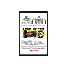 wall-art-framed-image-white-poster-formula-1-max-verstappen-design