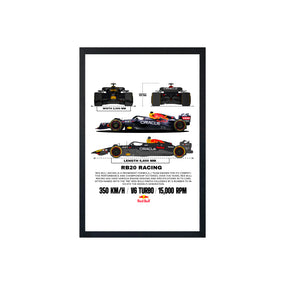 wall-art-framed-image-white-poster-formula-1-rb20-racing