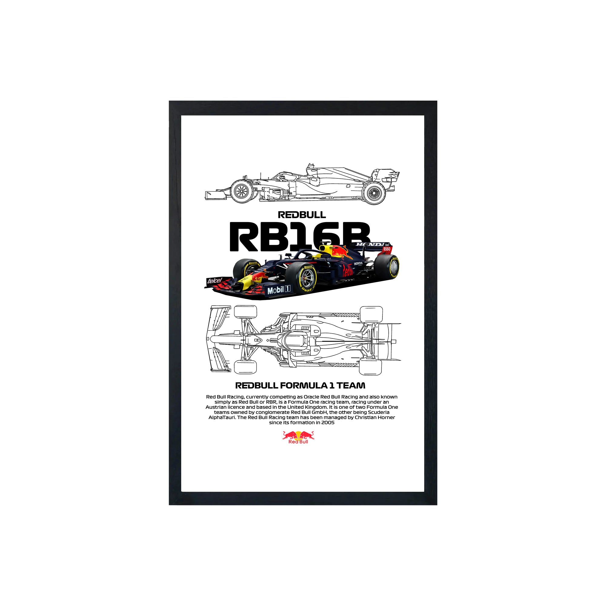 wall-art-framed-image-white-poster-formula-1-red-bull-racing-formula-1-team