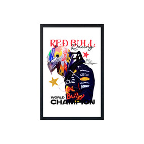 wall-art-framed-image-white-poster-formula-1-verstapppen