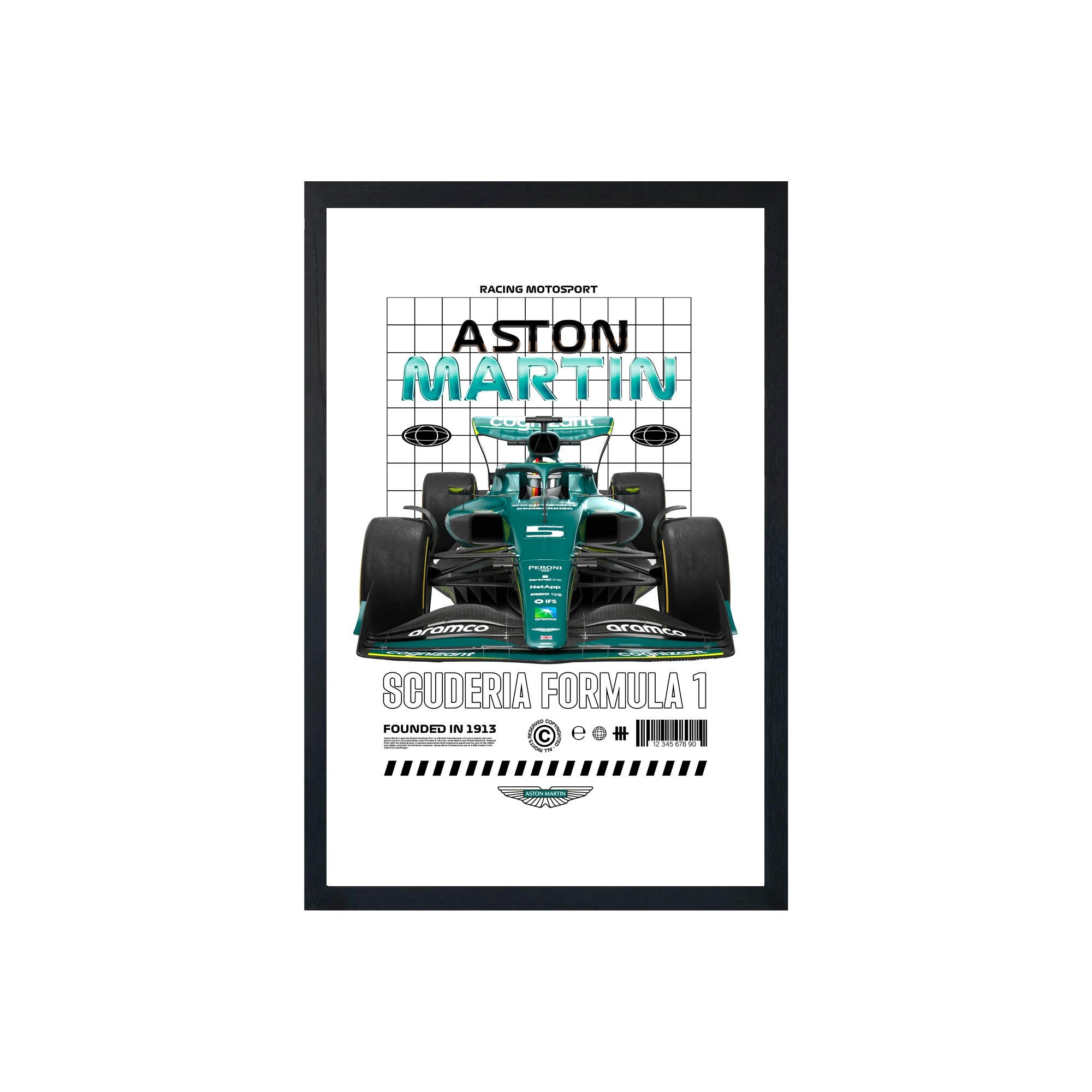 wall-art-framed-image-white-poster-formula-1-aston-martin-f1-v2