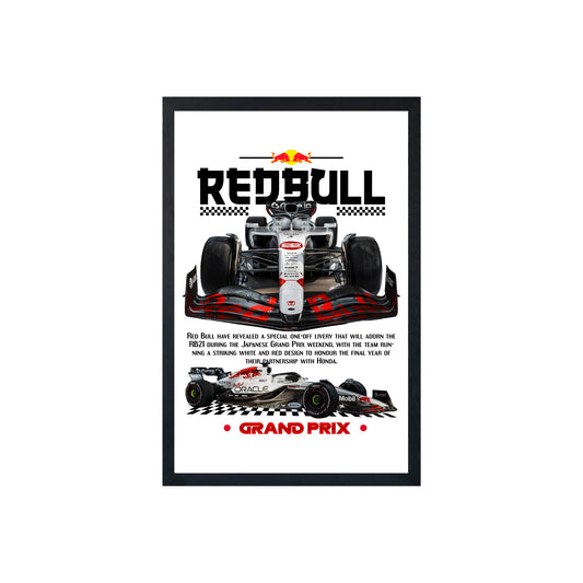Wall Art Framed Image White Poster - Formula 1 - Japan F1