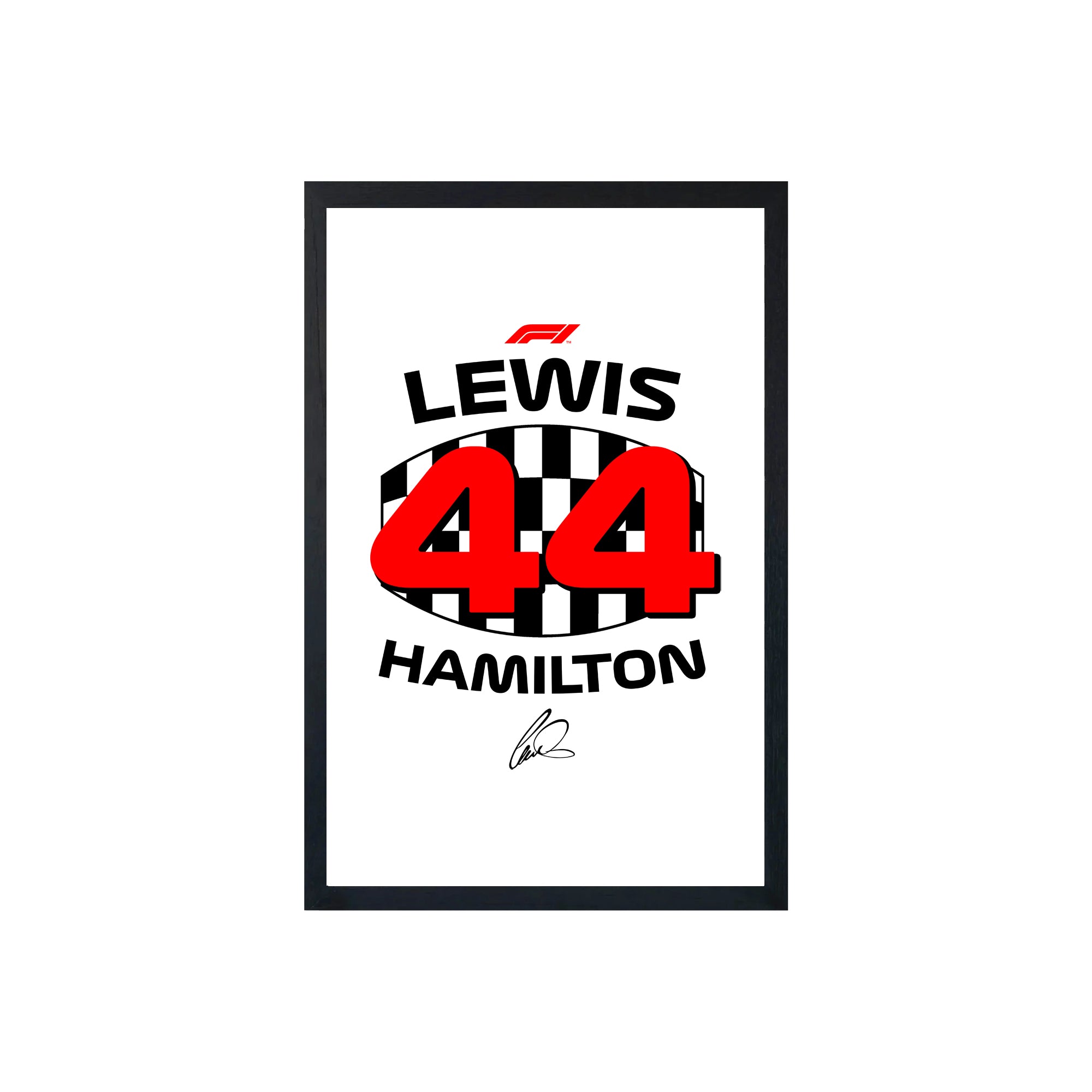 wall-art-framed-image-white-poster-formula-1-lewis-f2