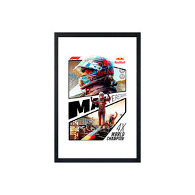 wall-art-framed-image-white-poster-formula-1-max